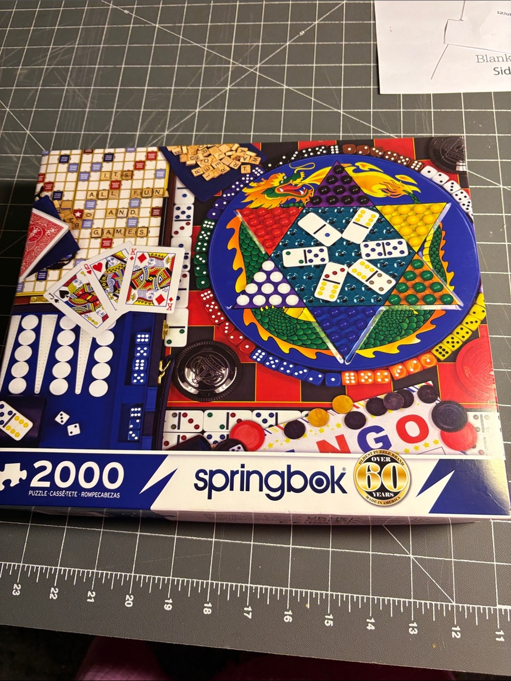 Springbok 2000-Piece Home Games Puzzle - Vibrant Multicolor